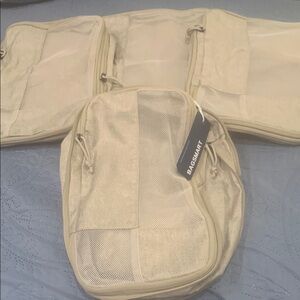 Men's Tan Travel Bag Set